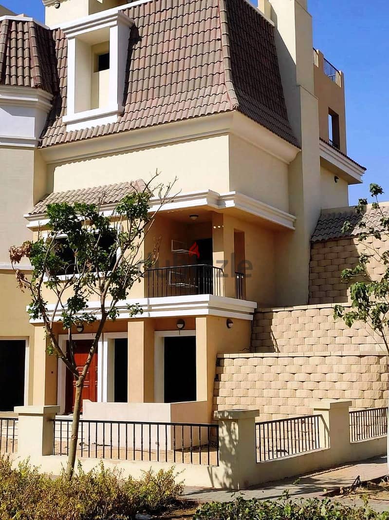 Villa for sale in New Cairo with a 10% down payment in sarai Compound 0