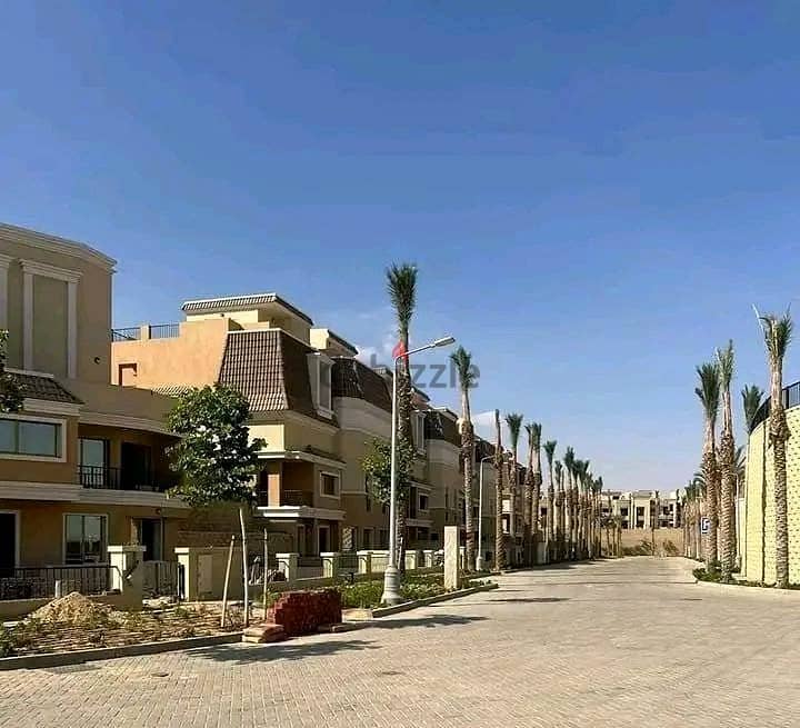Villa for sale in New Cairo with a 10% down payment in sarai Compound 3