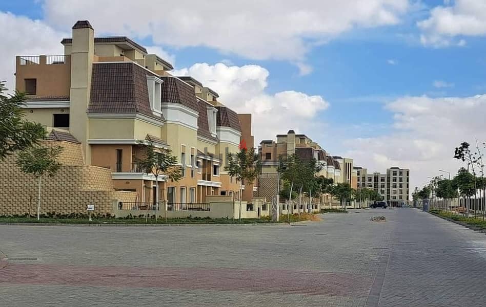 Villa for sale in New Cairo with a 10% down payment in sarai Compound 4