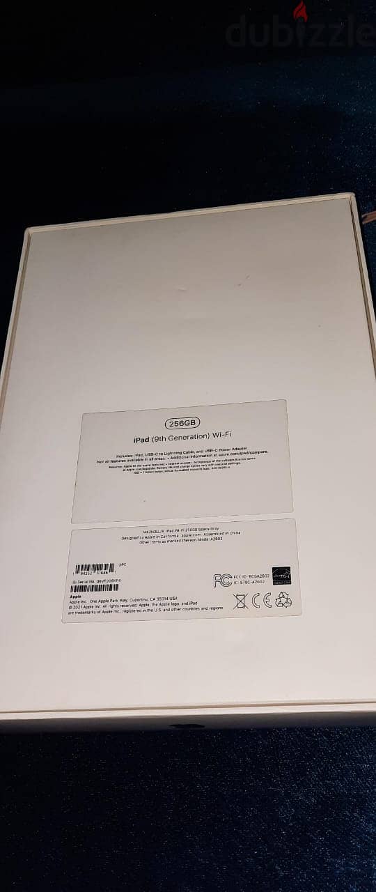 IPad 9th Generation (WIFI only) 256 + Apple pencil  (1st gen) 2