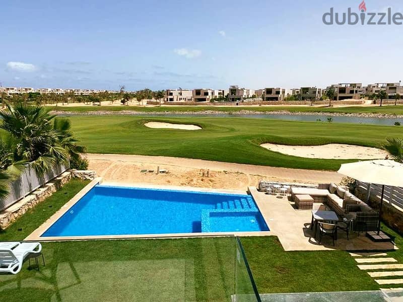 Townhouse for sale by the owner, fully finished, with a view on the sea and the lagoon in Hyde Park, Ras El Hekma, North Coast 1