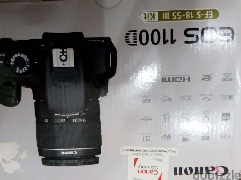 Camera Canon Eos 1100D 5
