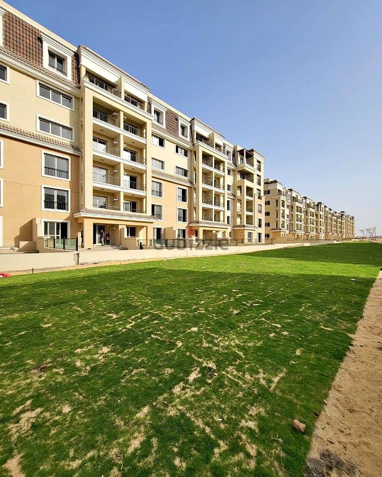 Apartment for sale, 155 meters, in Sarai Compound, minutes from the Fifth Settlement, with a 5% down payment and also a 42% discount on ca 1