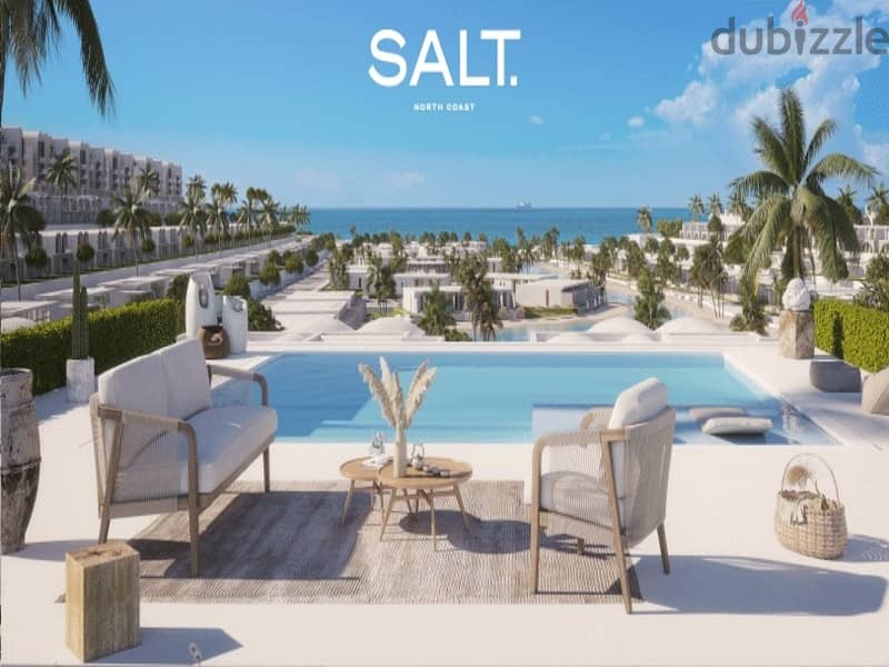 In the finest villages on the North Coast, a finished chalet + installments up to 10 years in Salt, developed by Tatweer Misr 4