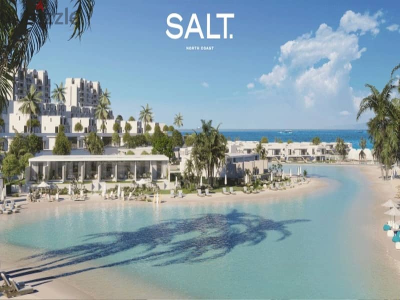 In the finest villages on the North Coast, a finished chalet + installments up to 10 years in Salt, developed by Tatweer Misr 5
