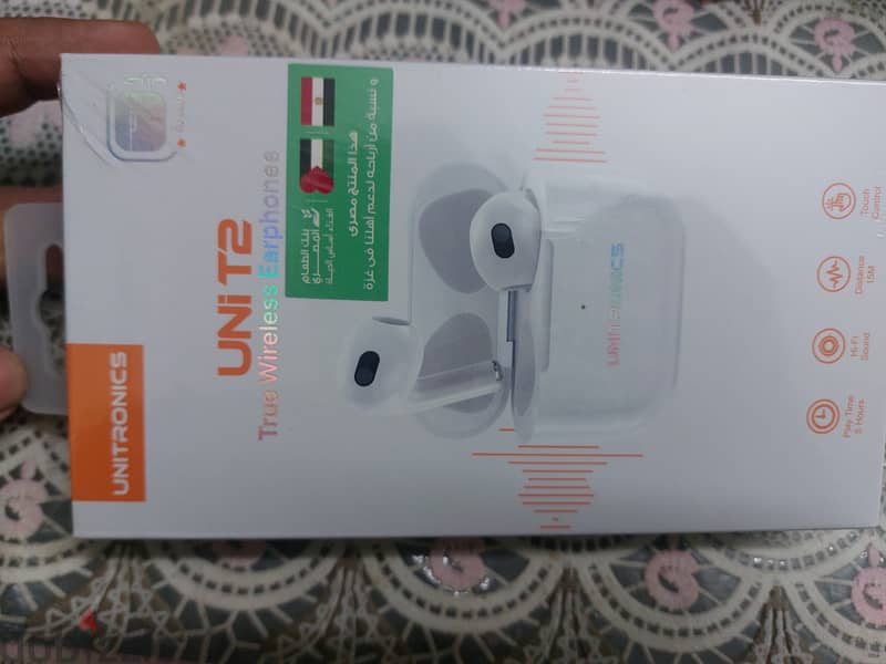 للبيع سماعه بلوتوث earbuds جديده لم تستعمل. متبرشمه 1