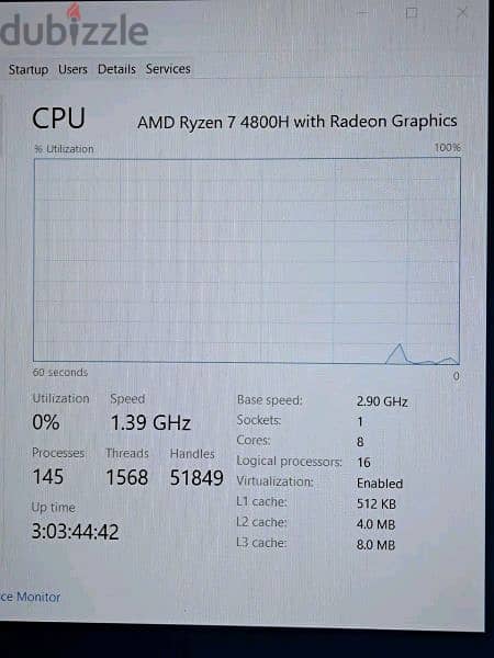  Asus Tuf Gamming 

CPU  Rayzer 7 4800 H 7