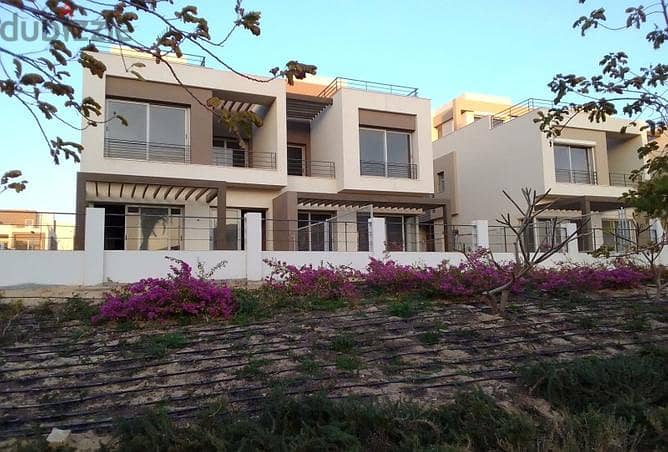town house for sale in palm hills new cairo compound ready to move 225 m prime location 6