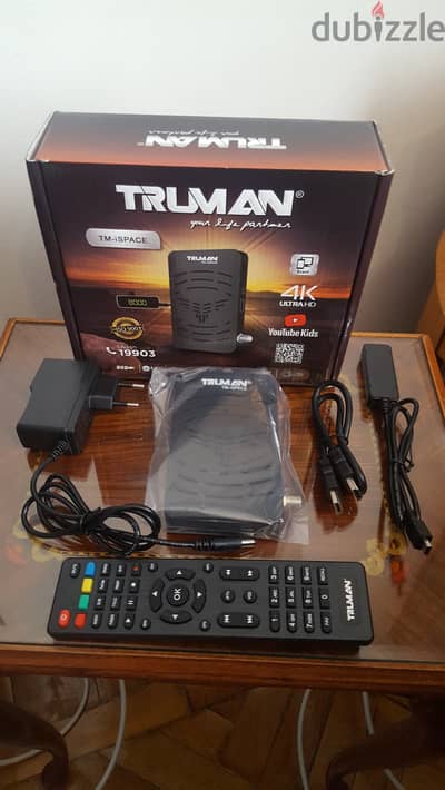 رسيفر ترومان الترا اتش دى فور كى 4K TRUMAN-ULTRA HD يو اس بى جديد