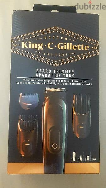 KING c Gillette machine for beard . . easy and light 2