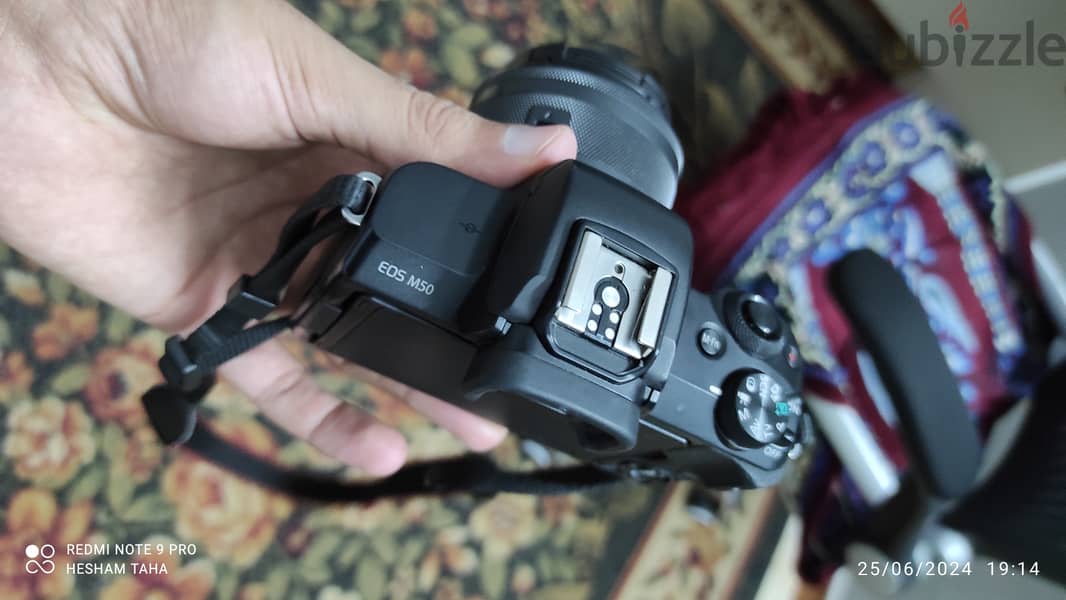 كاميرا كانون M50 مستعملة استعمال خفيف للمناسبات فقط  Canon M50 0