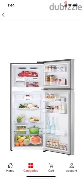 Used like new LG refrigerator for sale  تلاجه ال جي استعمال خفيف للبيع 2