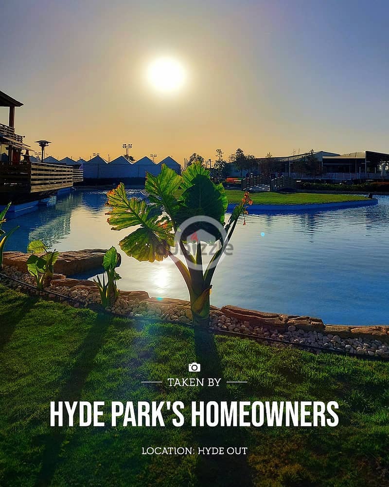 Hyde Park New Cairo شقة للبيع 199م كمبوند هايد بارك التجمع الخامس علي اكبر لاند سكيب 1