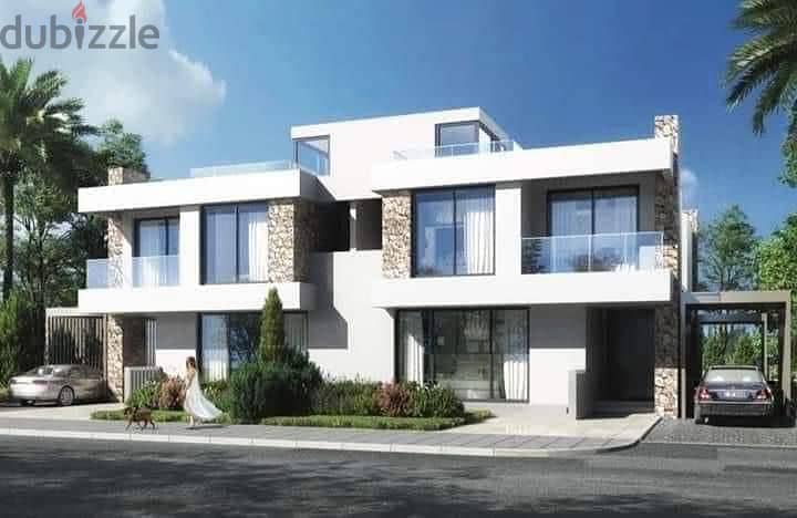 Villa for sale in Nour City, prime location, with a 12-year installment system, 383 m 9