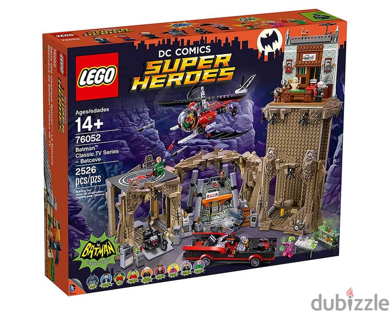 LEGO DC Comics Super Heroes Batman Classic TV Series - Batcave 76052 0