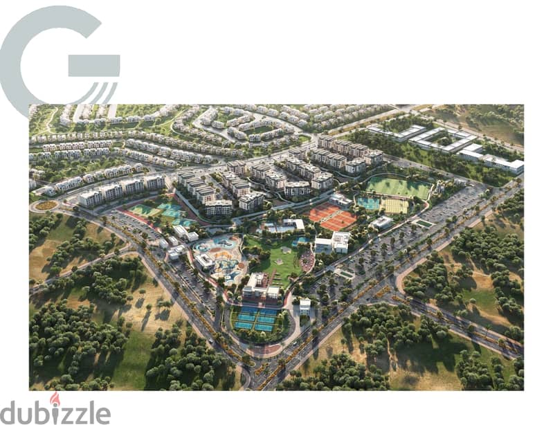 Apartment 179. M in Hyde Park phase Greens new cairo semi finished overlooking landscape with the lowest down payment 2