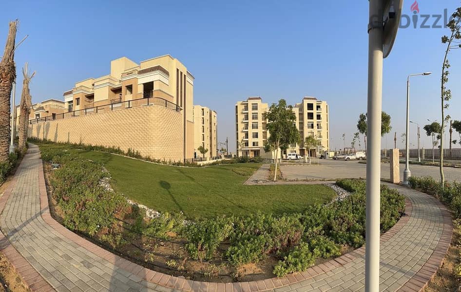 Apartment 113m for sale in Sarai Compound, Mostaqbal City, New Cairo, MNHD, Sheya residence phase, with 42% cash discount on cash 18