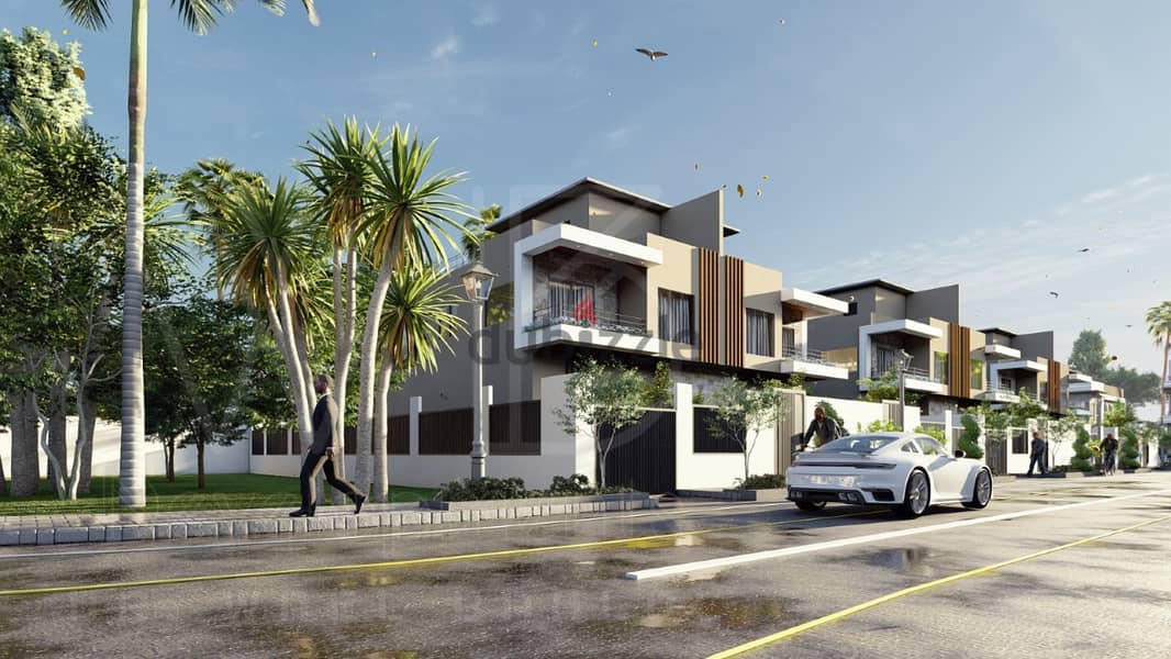 Own an independent villa in Palm Valley Compound with a 0% down payment and interest-free installments over 4 years 2