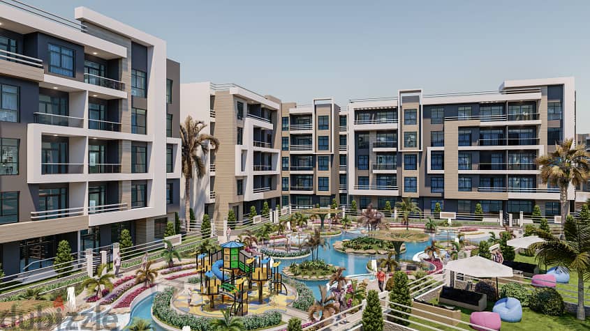 Competitive price and convenient installments for a 153-meter Panorama apartment next to Al-Ahly Club, Fifth Settlement 0