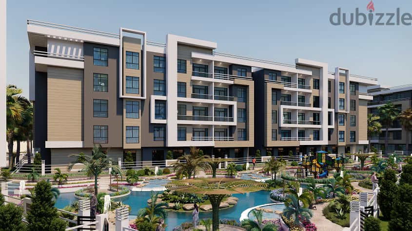Competitive price and convenient installments for a 153-meter Panorama apartment next to Al-Ahly Club, Fifth Settlement 2