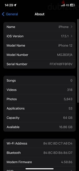 Iphone 12 128 GB 7