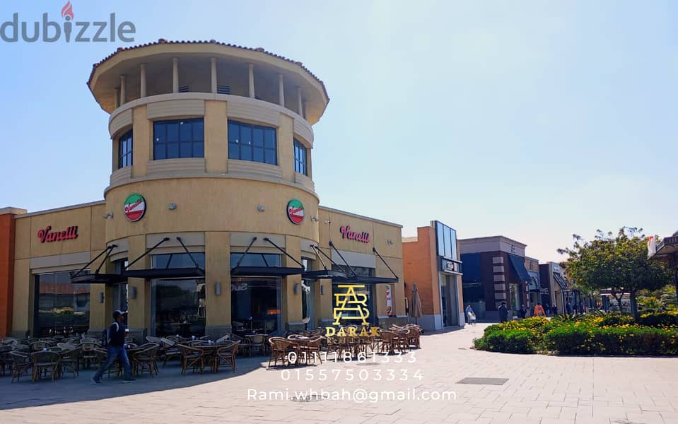 Shop for sale, 34 sqm, in Open Air Mall, with the lowest total in the market, old reservation, prime location, ground floor, main facade. Shop for sal 6