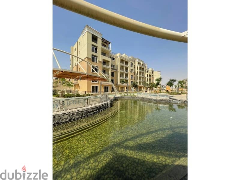 apartment for sale with garden 158m in sarai compound with less price fully finished 0