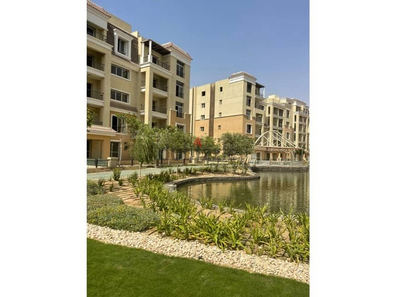 apartment for sale with garden 158m in sarai compound with less price fully finished 2
