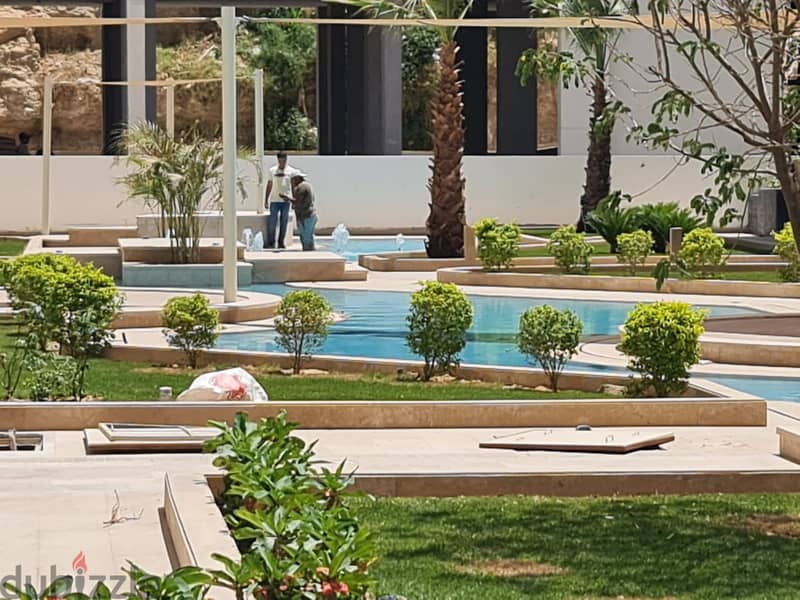 Immediate delivery, finished apartments with air conditioners, with a 15% down payment, in El Jar Sheraton Compound 0