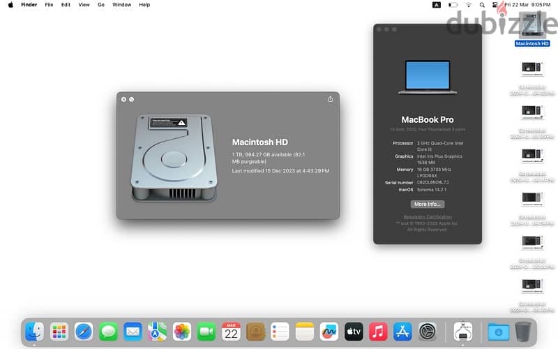 MacBook Pro (13-inch, 2020, 2GHz, i5, 16GB, 1TB) 4