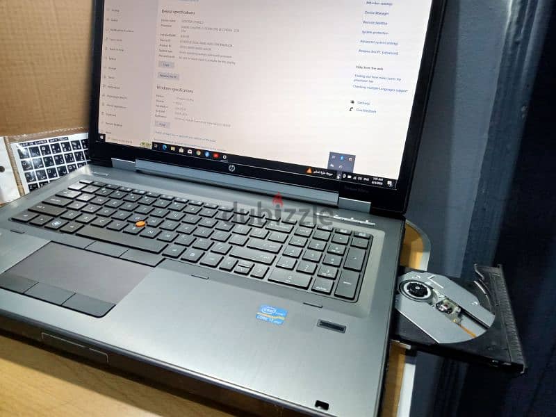 hp elitebook workstation core i7 هارد تيرا رام ٨ 8