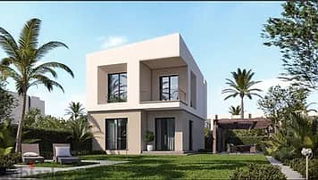 Standalone Villa 160. M with garden 162. M in Taj City Origami phase in new cairo for sale under market price with installments over years 1