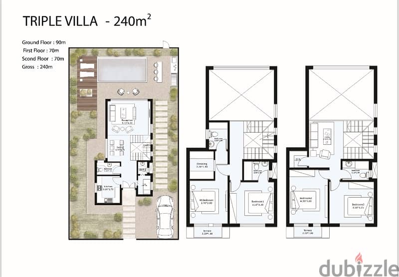 Stand Alone Triple Height Signature Villa for sale ستاند ألون فيلا 0