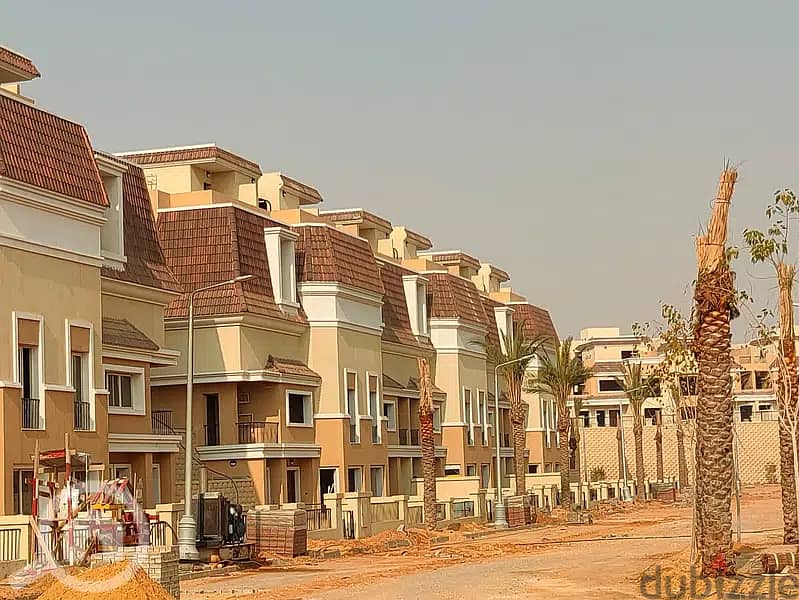 S Villa للبيع مساحة 239م + جاردن و روف في اجدد مراحل كمبوند سراي القاهرة الجديدة Jazell - sarai new cairo 2