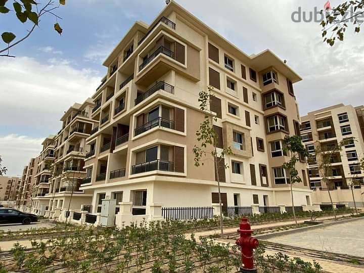 Apartment with garden in Sarai compound in Fifth Settlement new Cairo Next to madinaty 2