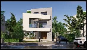 Senior villa for sale "Double View" 4 years delivery near Katameya with installments up to 8 years 0
