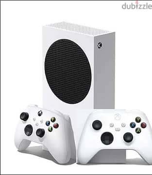 Xbox series s 512 ssd 1 month used + 2 controllers , اكس بوكس + ٢ دراع 0