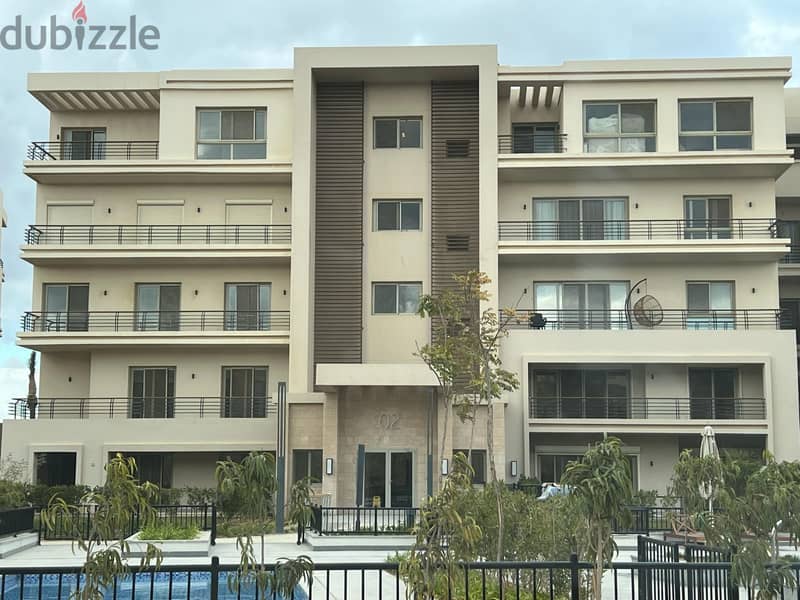 Lowest 2 Bedrooms Pool View Apartment For Rent Compound Uptown Cairo 0