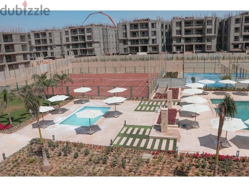 Apartment for sale, View Landscape, 178 sqm fully finished, with air conditioners, in Fifth Square Al Marasem Compound 7
