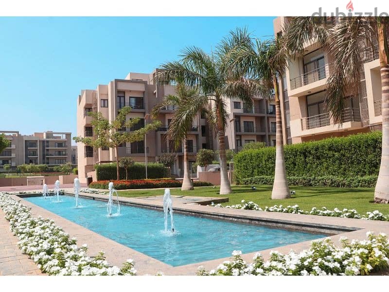 Apartment for sale, View Landscape, 178 sqm fully finished, with air conditioners, in Fifth Square Al Marasem Compound 8