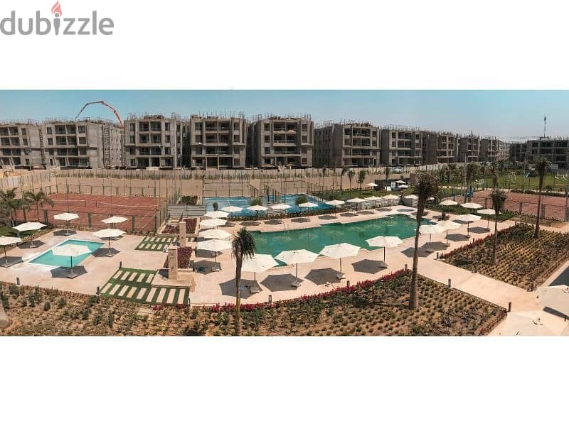 Apartment for sale, View Landscape, 178 sqm fully finished, with air conditioners, in Fifth Square Al Marasem Compound 9