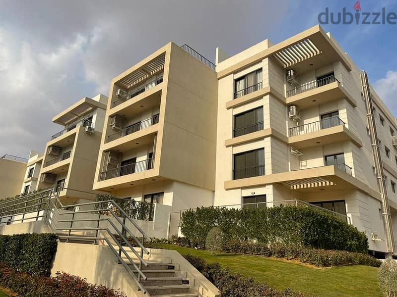 Apartment for sale, View Landscape, 178 sqm fully finished, with air conditioners, in Fifth Square Al Marasem Compound 10