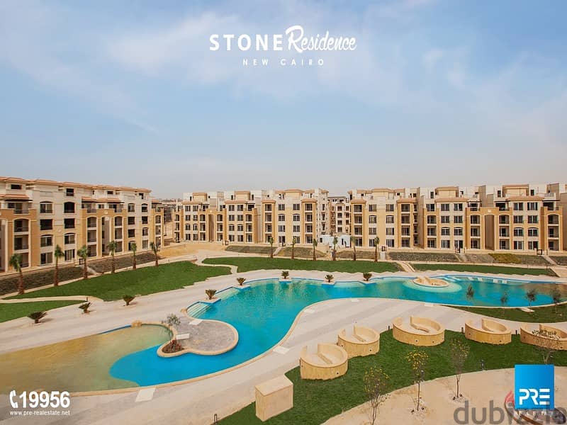 شقه 200متر مع مساحة جاردن 190متر استلام فوري في قلب القاهرة الجديدة - ستون ريزدينس | Stone Residence 9