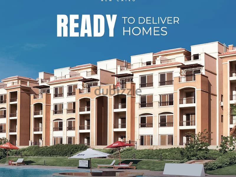 4-bedroom apartment, immediate receipt, in View Landscape, in the heart of New Cairo - Stone Residence 4