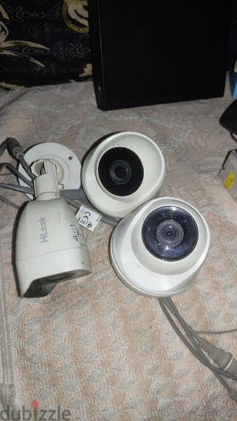 للبيع ٣ كاميرا مراقبة + جهاز DVR 0