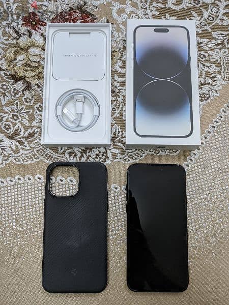 iphone 14 pro max 256 & Airpods pro 2nd gen new 5