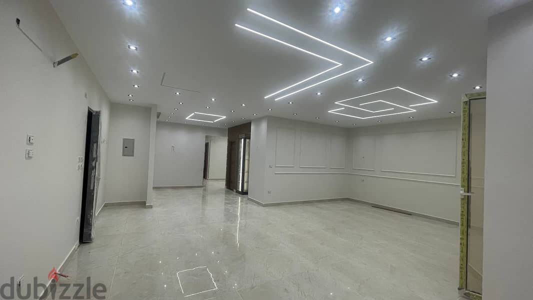For sale, 225 sqm apartment, finished, ultra super luxury, in Al Firdous Investment, in front of Reem Land, 6 October 0