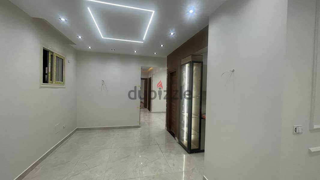 For sale, 225 sqm apartment, finished, ultra super luxury, in Al Firdous Investment, in front of Reem Land, 6 October 2