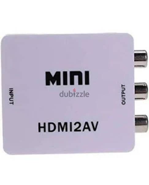محول موصل HDMI الى اوديو فيديو/مركب من CVBS S - فيديو ار سي ايه، ان تي 0