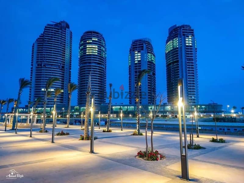 Apartment " Full Sea View " in Al Alamine Towers - Fully Finished  with air conditioners 0